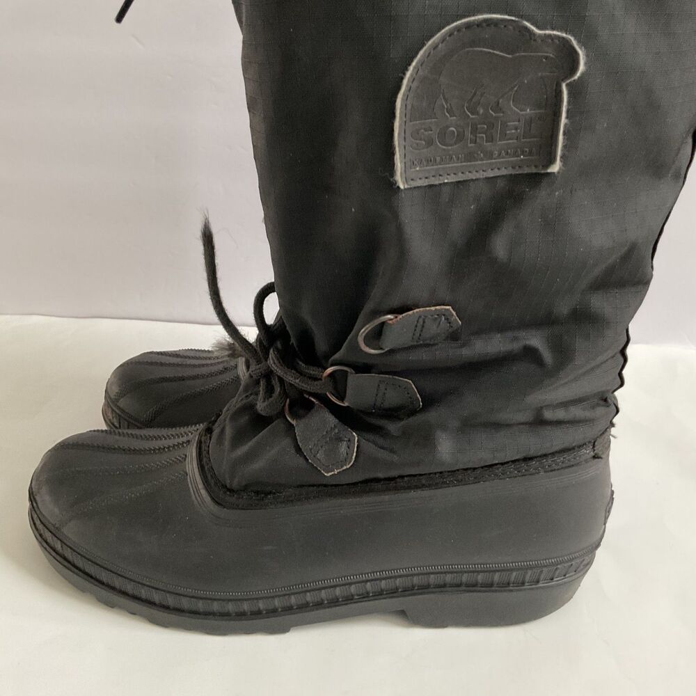 Sorel Glacier Canada Tall Insulated Winter Snow Boots Sz 11 - Picture 4 of 14